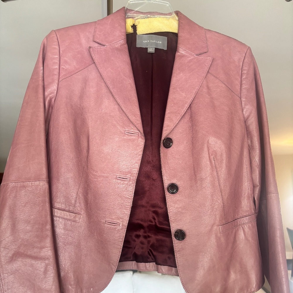 Vintage Ann Taylor Leather Jacket